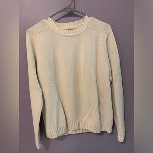 Vintage St. John’s Bay Cream Sweater Medium